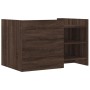Mesa de centro de madera de ingeniería marrón roble 80x50x50 cm by , Coffee table - Ref: Foro24-848359, Price: 66,83 €, Disco...
