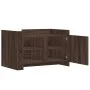 Mesa de centro de madera de ingeniería marrón roble 80x50x50 cm de , Mesas de centro - Ref: Foro24-848359, Precio: 66,03 €, D...