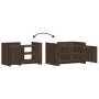 Mesa de centro de madera de ingeniería marrón roble 80x50x50 cm de , Mesas de centro - Ref: Foro24-848359, Precio: 66,03 €, D...