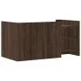 Mesa de centro madera de ingeniería marrón roble 100x50x50 cm by , Coffee table - Ref: Foro24-848352, Price: 71,84 €, Discoun...