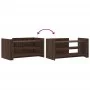Mesa de centro madera de ingeniería marrón roble 100x50x50 cm by , Coffee table - Ref: Foro24-848352, Price: 71,84 €, Discoun...