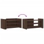Mesa de centro madera de ingeniería marrón roble 100x50x50 cm by , Coffee table - Ref: Foro24-848352, Price: 72,71 €, Discoun...