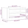 Mesa de centro madera de ingeniería marrón roble 100x50x50 cm by , Coffee table - Ref: Foro24-848352, Price: 71,84 €, Discoun...