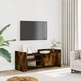 Mueble para TV madera contrachapada roble ahumado 100x35x40 cm by , TV Furniture - Ref: Foro24-848378, Price: 64,34 €, Discou...