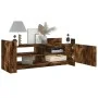 Mueble para TV madera contrachapada roble ahumado 100x35x40 cm by , TV Furniture - Ref: Foro24-848378, Price: 64,34 €, Discou...