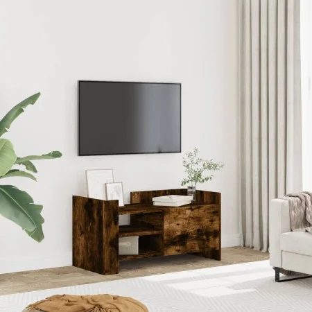 TV-Möbel aus geräucherter Eichen-Ingenieurholz 80x35x40 cm. von , TV-Möbel - Ref: Foro24-848371, Preis: 49,11 €, Rabatt: %