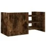 Mueble de TV madera de ingeniería roble ahumado 80x35x40 cm by , TV Furniture - Ref: Foro24-848371, Price: 49,11 €, Discount: %