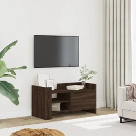 TV-Möbel aus braunem Eichenfurnierholz, 80x35x40 cm. von , TV-Möbel - Ref: Foro24-848373, Preis: 51,01 €, Rabatt: %