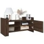 Mueble de TV madera de ingeniería marrón roble 80x35x40 cm by , TV Furniture - Ref: Foro24-848373, Price: 51,01 €, Discount: %