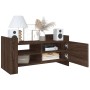 Mueble de TV madera de ingeniería marrón roble 80x35x40 cm by , TV Furniture - Ref: Foro24-848373, Price: 53,19 €, Discount: %