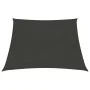 Sail awning anthracite gray HDPE 160 g/m² 3/4x2 m by vidaXL, Umbrellas - Ref: Foro24-311103, Price: 19,38 €, Discount: %