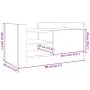 Mueble de TV madera de ingeniería marrón roble 80x35x40 cm by , TV Furniture - Ref: Foro24-848373, Price: 51,01 €, Discount: %