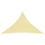 Beige HDPE-Segelmarkise 160 g/m² 2,5x2,5x3,5 m von vidaXL, Sonnenschirme - Ref: Foro24-311141, Preis: 15,81 €, Rabatt: %