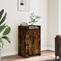 Aparador de madera de ingeniería roble ahumado 45x35x75 cm by , Sideboards - Ref: Foro24-848399, Price: 63,89 €, Discount: %