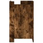 Aparador de madera de ingeniería roble ahumado 45x35x75 cm by , Sideboards - Ref: Foro24-848399, Price: 63,89 €, Discount: %