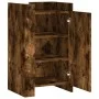 Aparador de madera de ingeniería roble ahumado 45x35x75 cm by , Sideboards - Ref: Foro24-848399, Price: 62,71 €, Discount: %
