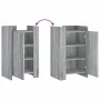 Aparador madera de ingeniería gris Sonoma 45x35x75 cm de , Aparadores - Ref: Foro24-848400, Precio: 63,34 €, Descuento: %