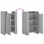 Aparador madera de ingeniería gris Sonoma 45x35x75 cm by , Sideboards - Ref: Foro24-848400, Price: 64,32 €, Discount: %