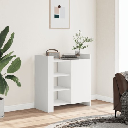 Aparador de madera de ingeniería blanco 73,5x35x75 cm by , Sideboards - Ref: Foro24-848402, Price: 68,92 €, Discount: %