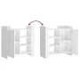 Weißer Schrank aus Holzwerkstoff 73,5x35x75 cm von , Sideboards - Ref: Foro24-848402, Preis: 69,13 €, Rabatt: %