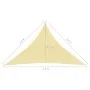 Beige HDPE-Segelmarkise 160 g/m² 2,5x2,5x3,5 m von vidaXL, Sonnenschirme - Ref: Foro24-311141, Preis: 15,81 €, Rabatt: %