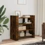 Aparador de madera de ingeniería roble ahumado 73,5x35x75 cm de , Aparadores - Ref: Foro24-848392, Precio: 54,29 €, Descuento: %