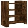 Aparador de madera de ingeniería roble ahumado 73,5x35x75 cm de , Aparadores - Ref: Foro24-848392, Precio: 54,29 €, Descuento: %