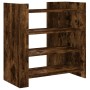 Aparador de madera de ingeniería roble ahumado 73,5x35x75 cm by , Sideboards - Ref: Foro24-848392, Price: 55,03 €, Discount: %