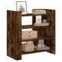 Aparador de madera de ingeniería roble ahumado 73,5x35x75 cm de , Aparadores - Ref: Foro24-848392, Precio: 54,29 €, Descuento: %