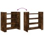 Aparador de madera de ingeniería roble ahumado 73,5x35x75 cm de , Aparadores - Ref: Foro24-848392, Precio: 56,60 €