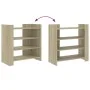 Aparador de madera de ingeniería roble Sonoma 73,5x35x75 cm by , Sideboards - Ref: Foro24-848390, Price: 54,21 €, Discount: %