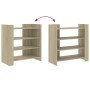 Aparador de madera de ingeniería roble Sonoma 73,5x35x75 cm by , Sideboards - Ref: Foro24-848390, Price: 54,21 €, Discount: %