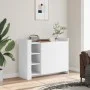 Aparador de madera de ingeniería blanco 100x35x75 cm de , Aparadores - Ref: Foro24-848409, Precio: 127,66 €, Descuento: %