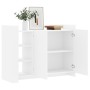 Weißer Schrank aus Holzwerkstoff 100x35x75 cm von , Sideboards - Ref: Foro24-848409, Preis: 130,44 €, Rabatt: %