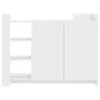 Aparador de madera de ingeniería blanco 100x35x75 cm de , Aparadores - Ref: Foro24-848409, Precio: 127,66 €, Descuento: %