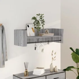 Wandregal aus Sonoma-Grau Holzwerkstoff 100x35x30,5 cm von , Regale und Regale - Ref: Foro24-848463, Preis: 37,00 €, Rabatt: %