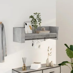 Wandregal aus grauem Beton-Ingenieurholz 100x35x30,5 cm. von , Regale und Regale - Ref: Foro24-848461, Preis: 35,76 €, Rabatt: %
