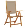 Sillas de jardín plegables 6 uds madera maciza acacia textileno by , Garden chairs - Ref: Foro24-3279245, Price: 513,05 €, Di...