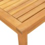 Tumbonas 2 uds con mesa madera maciza acacia y textileno gris by , Loungers - Ref: Foro24-3279253, Price: 308,79 €, Discount: %