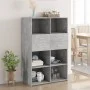 Aparador de madera de ingeniería gris 80x42,5x124 cm de , Aparadores - Ref: Foro24-3281388, Precio: 122,57 €, Descuento: %