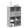 Graue Holzvitrine aus Ingenieurholz 80x42,5x124 cm von , Sideboards - Ref: Foro24-3281388, Preis: 124,05 €, Rabatt: %