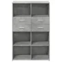 Aparador de madera de ingeniería gris 80x42,5x124 cm de , Aparadores - Ref: Foro24-3281388, Precio: 122,57 €, Descuento: %