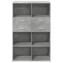 Graue Holzvitrine aus Ingenieurholz 80x42,5x124 cm von , Sideboards - Ref: Foro24-3281388, Preis: 124,05 €, Rabatt: %