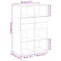 Aparador de madera de ingeniería gris 80x42,5x124 cm de , Aparadores - Ref: Foro24-3281388, Precio: 122,57 €, Descuento: %
