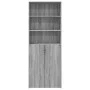 Aparador alto madera de ingeniería gris Sonoma 70x42,5x185 cm by , Sideboards - Ref: Foro24-3281376, Price: 169,97 €, Discoun...