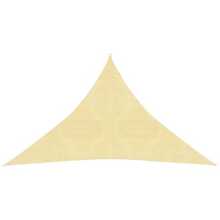 Toldo de vela HDPE beige 160 g/m² 3,5x3,5x4,9 m by vidaXL, Umbrellas - Ref: Foro24-311147, Price: 20,80 €, Discount: %