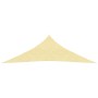 Toldo de vela HDPE beige 160 g/m² 3,5x3,5x4,9 m by vidaXL, Umbrellas - Ref: Foro24-311147, Price: 20,80 €, Discount: %