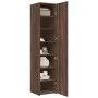 Aparador de madera de ingeniería marrón roble 40x42,5x185 cm by , Sideboards - Ref: Foro24-3281405, Price: 140,81 €, Discount: %