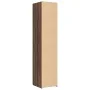 Aparador de madera de ingeniería marrón roble 40x42,5x185 cm by , Sideboards - Ref: Foro24-3281405, Price: 140,81 €, Discount: %