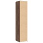 Aparador de madera de ingeniería marrón roble 40x42,5x185 cm by , Sideboards - Ref: Foro24-3281405, Price: 143,12 €, Discount: %